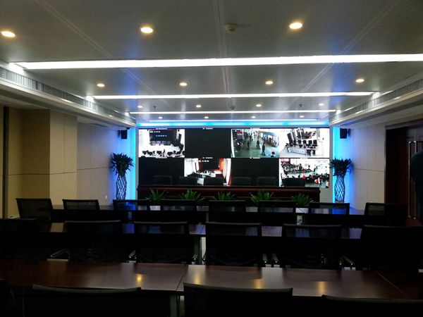 江蘇交通運輸廳會議系統(tǒng)室內全彩led顯示屏