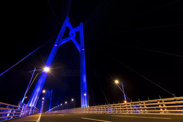 LED照明標桿項目:港珠澳大橋