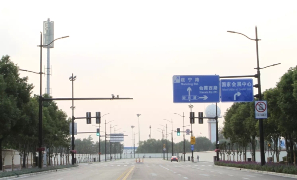 多桿合一標桿項目:上海進博會
