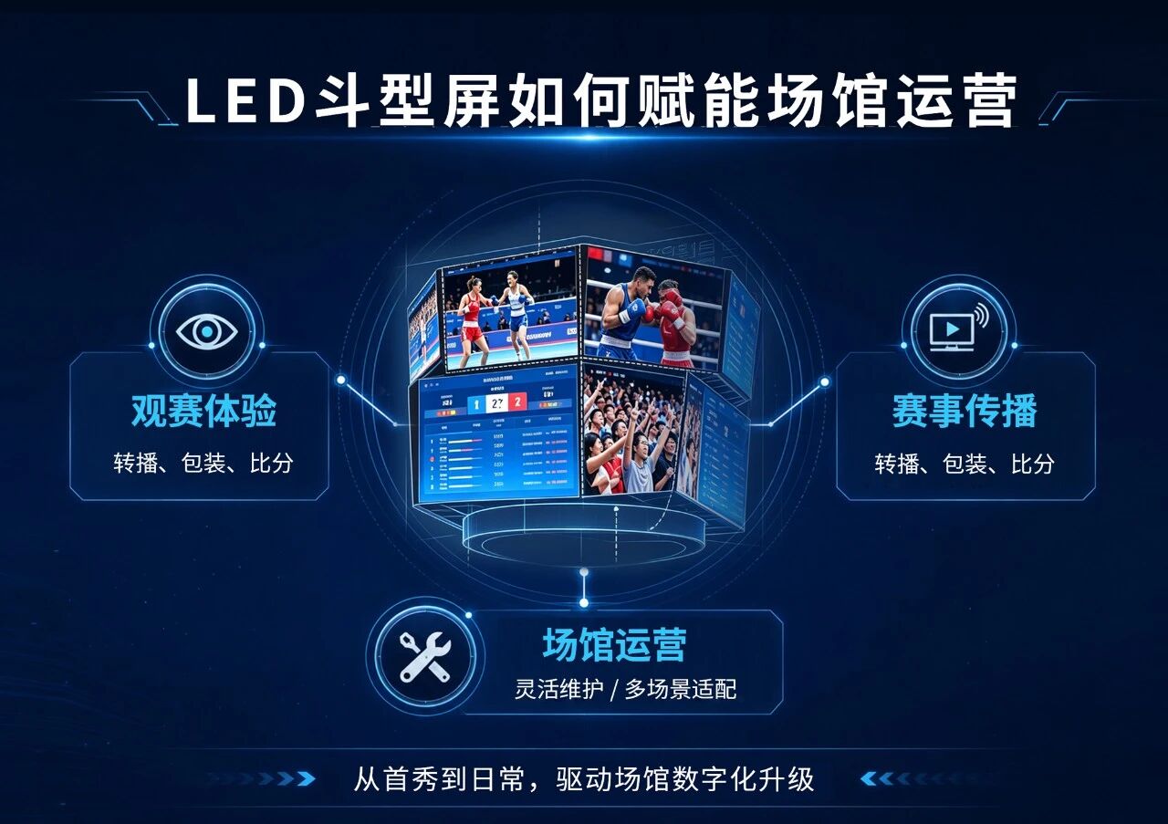 三思LED,點(diǎn)亮貴陽(yáng)奧體中心,體育館中央,斗型屏,助力場(chǎng)館開(kāi)館首秀